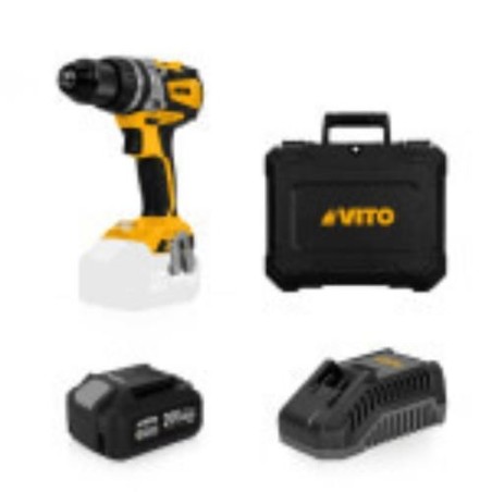 TALADRO BRUSHLESS 20V+ 4AH+CARGADOR 20V+CAJA BMC