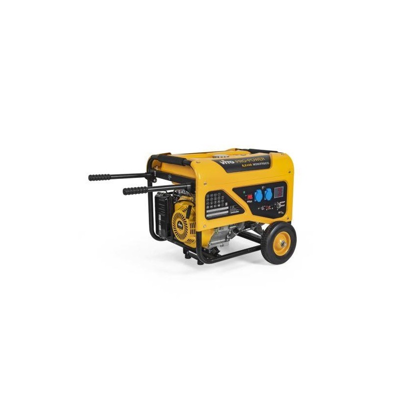 GENERADOR MONOFASICO 6.5KVA C/RUEDAS VIG65RL