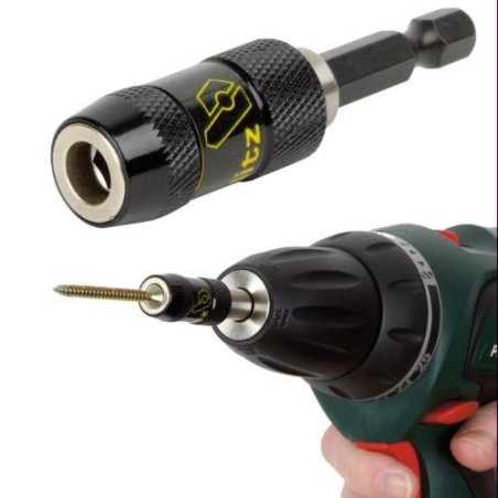 ADAPTADOR PORTATORNILLOS 1/4 CON ANILLA 238932