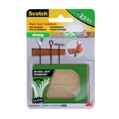 TIRAS DE SUJECION FUERTE SCOTT TRANS.25X75MM.