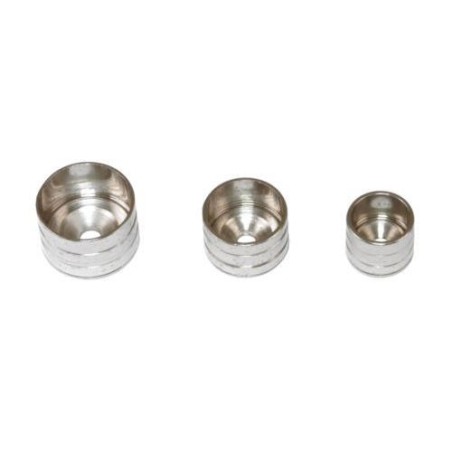 SOPORTE TUBO ARMARIO 15 Ø13X12MM NIQ.(BOL-2) 22301