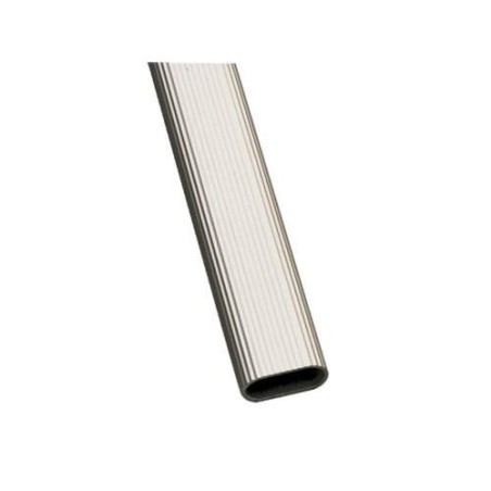 TUBO ARMARIO 1 30X15X1,4MM.2M.ALUMINIO PLATA 18443