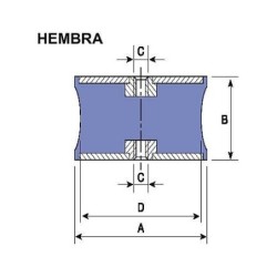 DINAFLEX DIABOLO HEMBRA R8 M-10