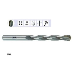 BROCA PARED PROF.S/LARGA Ø 6X400