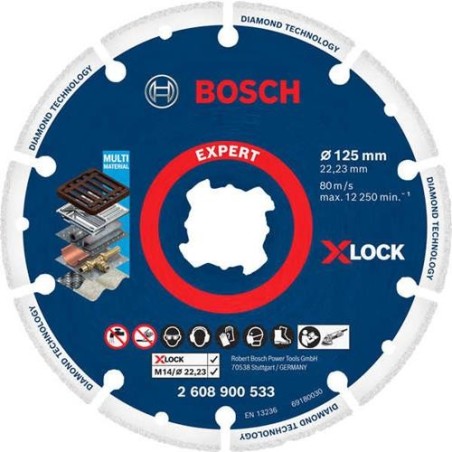 LOTE DE DISCOS DE 115MM EXPERT DIAMOND METAL WHEEL