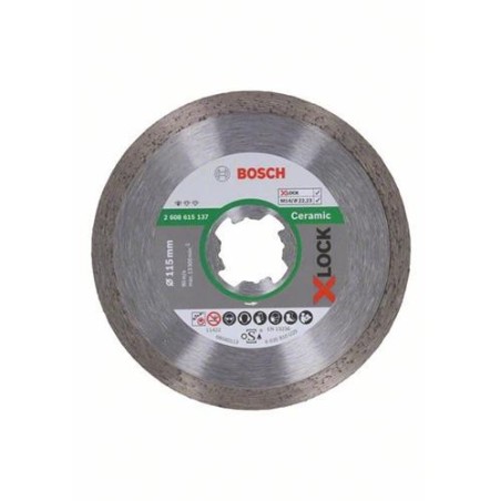 DISCO DIAMANTE X-LOCK STANDARD CERAMICA 115MM