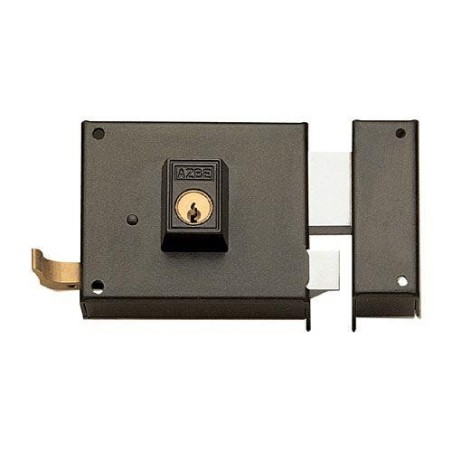 CERRADURA SOBREPONER 125-A PINTADA 80 IZDA. RDO.