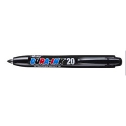 ROTULADOR RETRACTIL DURA-INK 20 NEGRO