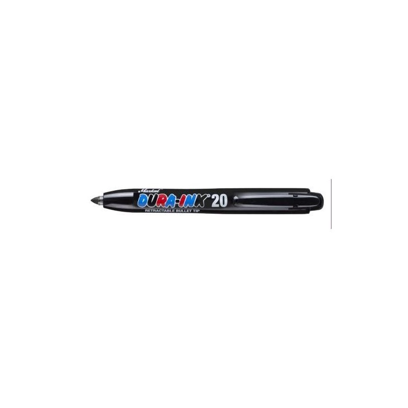 ROTULADOR RETRACTIL DURA-INK 20 NEGRO