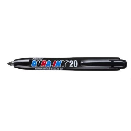 ROTULADOR RETRACTIL DURA-INK 20 NEGRO