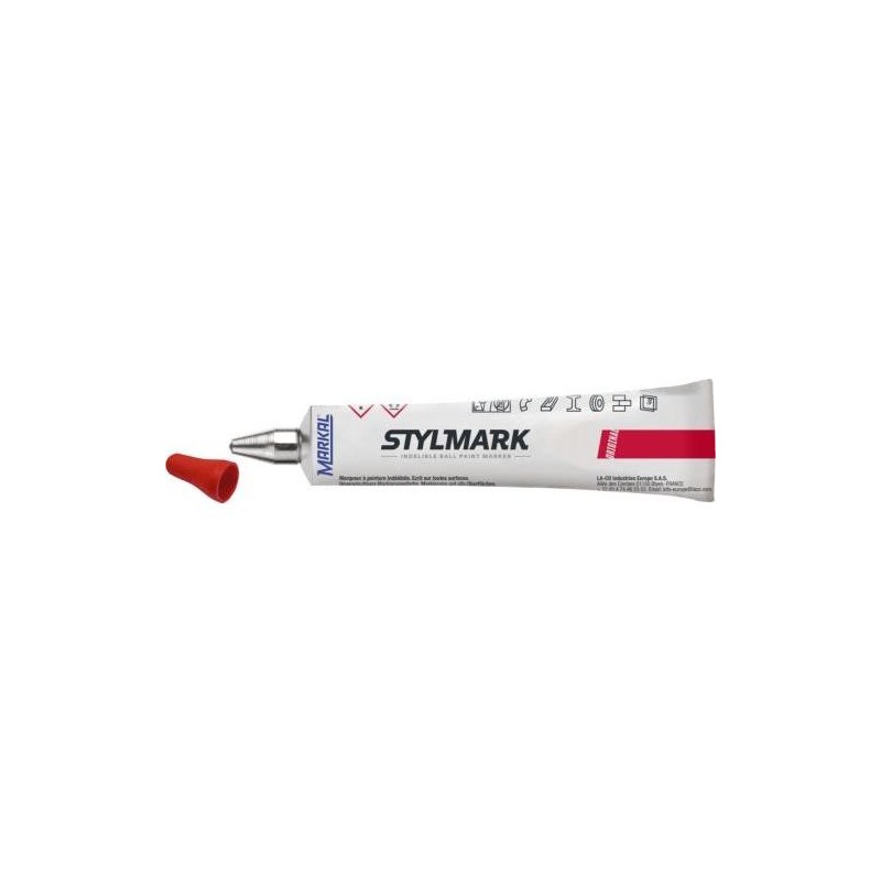 TUBO DE PINTURA STYLMARK 3MM ROJO