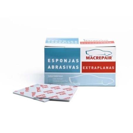 ESPONJA ABRASIVA EXTRA PLANA GRANO-ULTRAFINO 10661