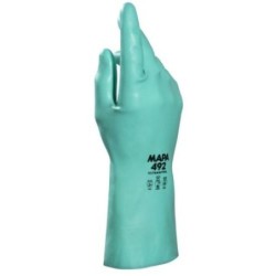 GUANTE ULTRANITRIL VERDE 492 TALLA 8