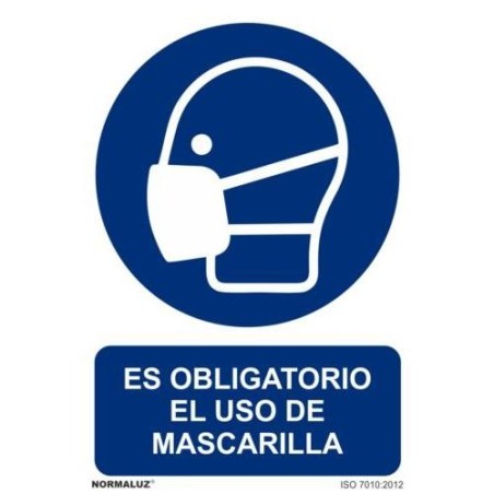 SEÑAL USO OBLIGATORIO MASCARILLA